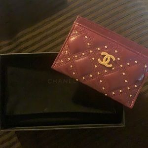 Chanel card holder